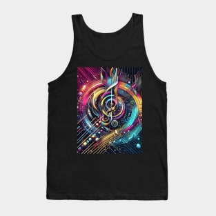 Multicolor digital art: an explosion of creativity. Tank Top